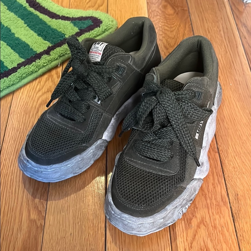 Maison Mihara Yasuhiro Army Green Sneakers